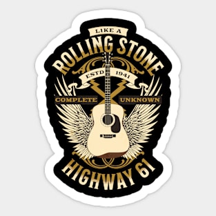 Like A Rolling Stone Sticker